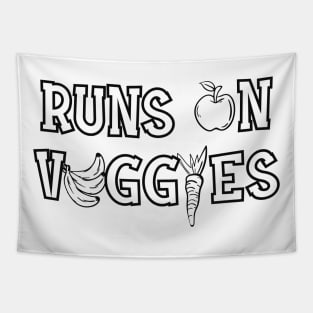 Vegetarian - Runs on veggies Tapestry