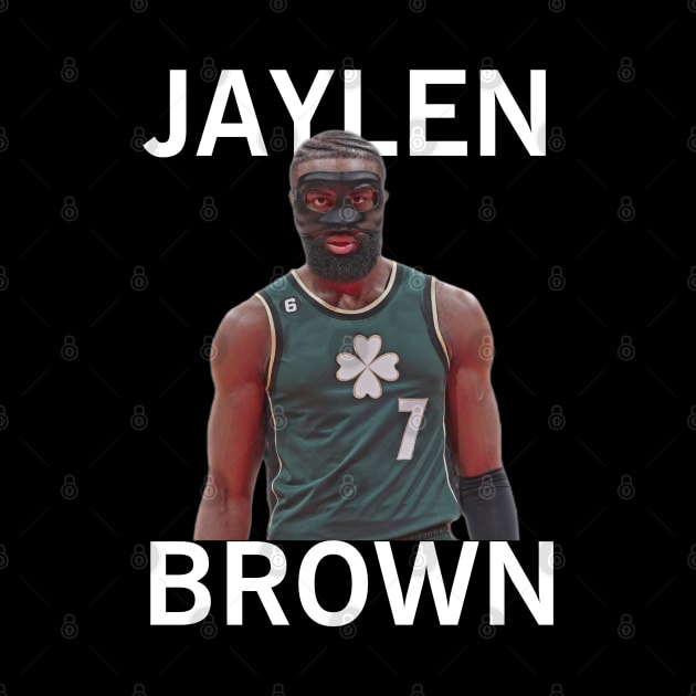 Jaylen Brown Celtics mask by YungBick