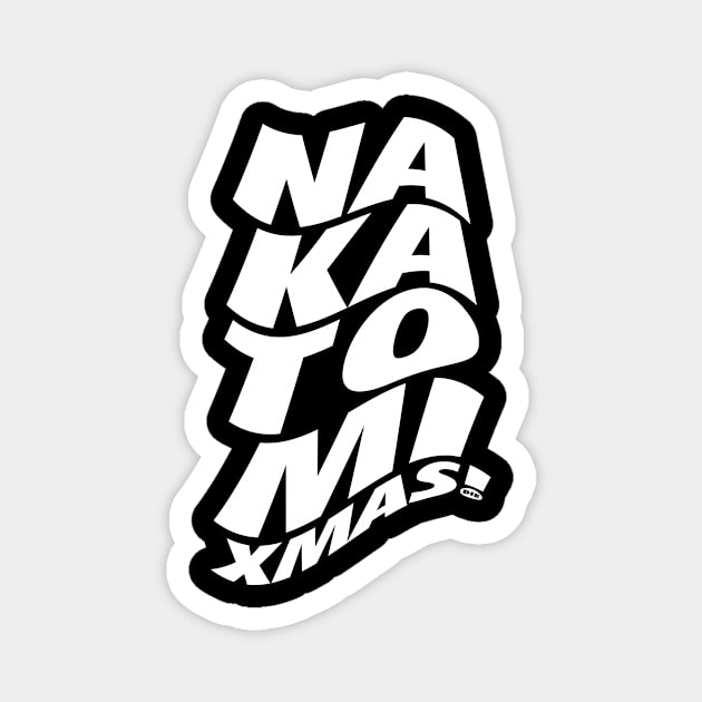 Nakatomi Xmas (White) Magnet by neodhlamini