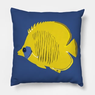 Yellow Fish Pillow