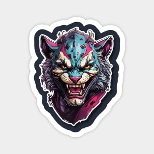 Evil Grinning Panther Magnet