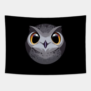 Bubble Great Horned Owl Tapestry