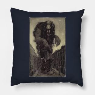 The Giant Who Slept for Ten Thousand Years - John Bauer Pillow