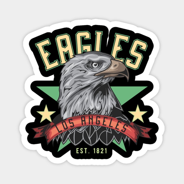 Eagles Los Angeles Magnet by animericans