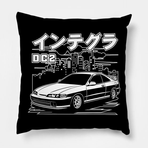 Honda Integra DC2 Type R Pillow by idrdesign