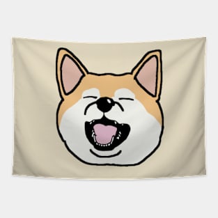 Shibua Inu Smile Funny Tapestry