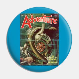 Adventure Magazine Pin