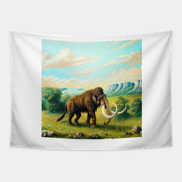 The Last Mammoth Standing Tapestry by soulfulprintss8