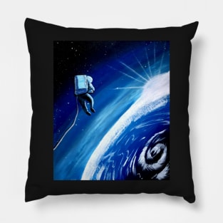 LukjanovArt Space Astronaut Painting - Fantasy Pillow