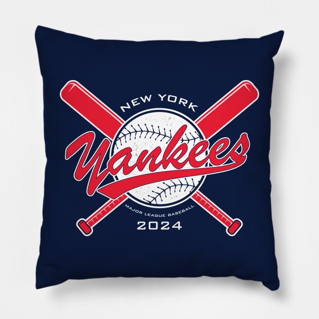 Yankees 24 Pillow by Nagorniak