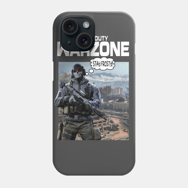 Stay Frosty Phone Case by Golden Wolf Graphics