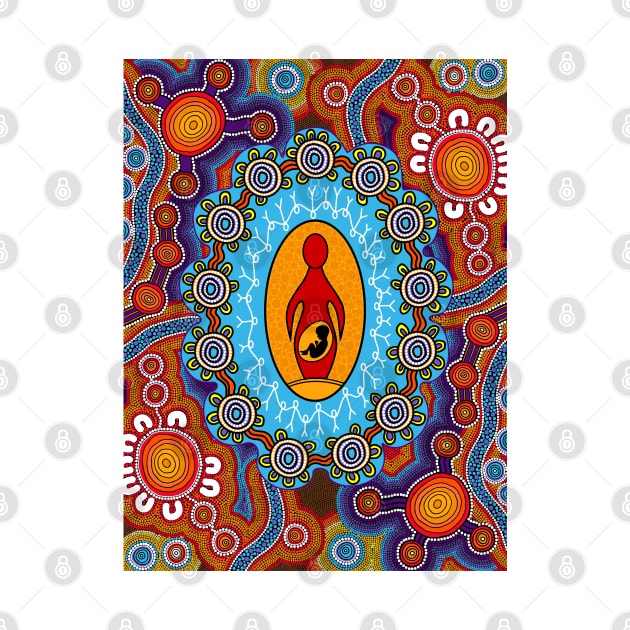 Aboriginal Art - Birth Death Marriage by hogartharts