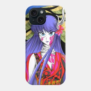 athena goddes in myth cloth from mayan culture Phone Case