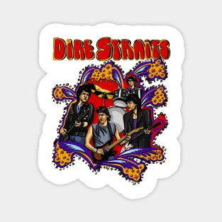 Vintage Dire Straits Train Magnet