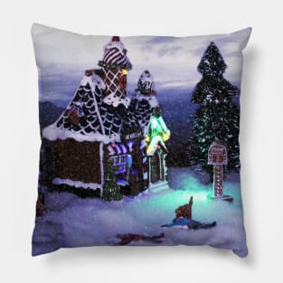 Winter Wonderland Snow Scene 2020 Pillow