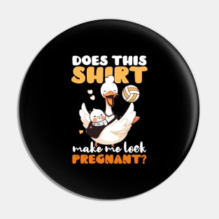 Volleyball Pregnancy Shirt | Make Me Look Pregnant Pin