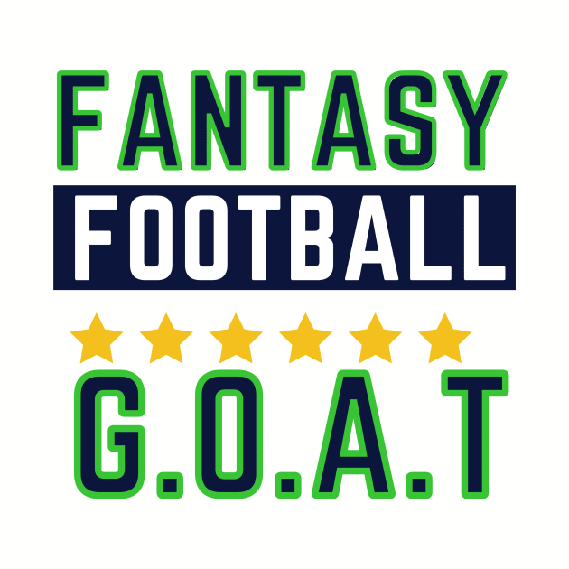 FANTASY FOOTBALL G.O.A.T by contact@bluegoatco.com