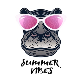 Summer Vibes Hippo T-Shirt