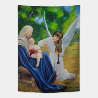 Angelic violin Tapestry