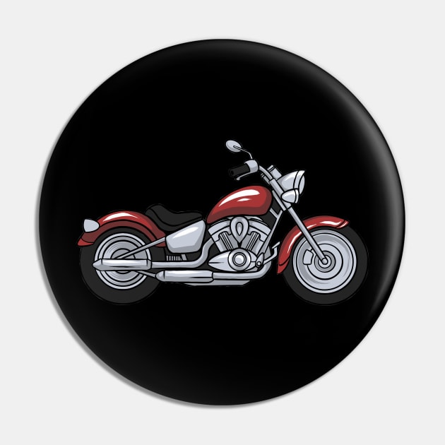 Motorcycle Pin by fromherotozero