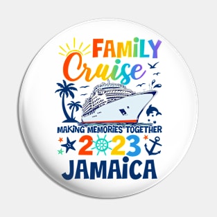 Jamaica Cruise 2023 Family Friends Group Vacation Matching Pin