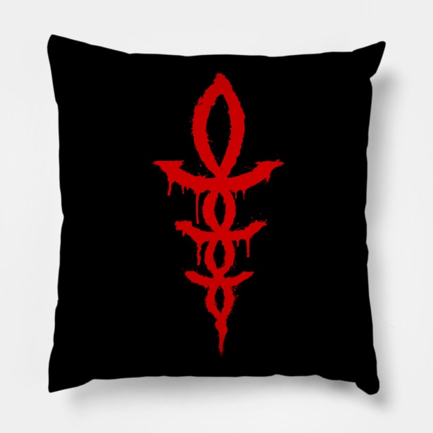 Bloodborne - Corruption Rune Pillow by InfinityTone