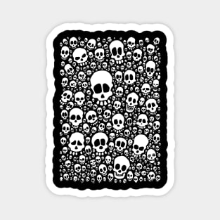 Skull and Crossbones Pile Magnet