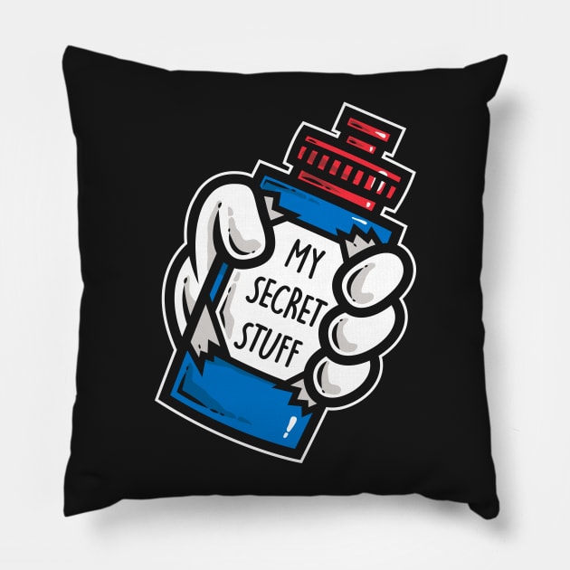 My Secret Stuff Pillow by krisren28