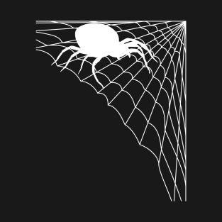 Spooky and Scary spider web halloween party costume T-Shirt