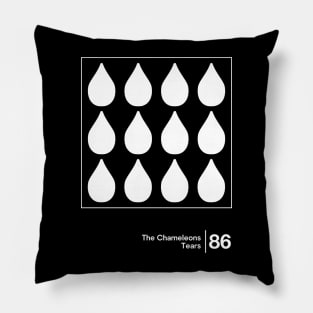 Tears / Minimalist Graphic Artwork Design Pillow