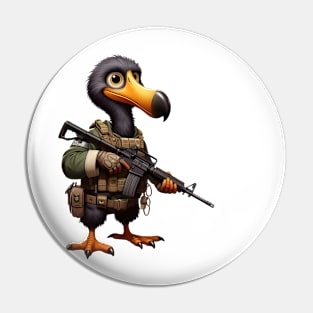 Tactical Dodo Bird Pin