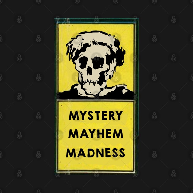 mystery mayhem madness by Lambdog comics!