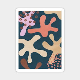 Organic Abstract Shapes 2 Magnet