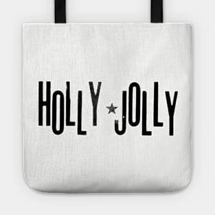 Holly Jolly worn and well loved Tote