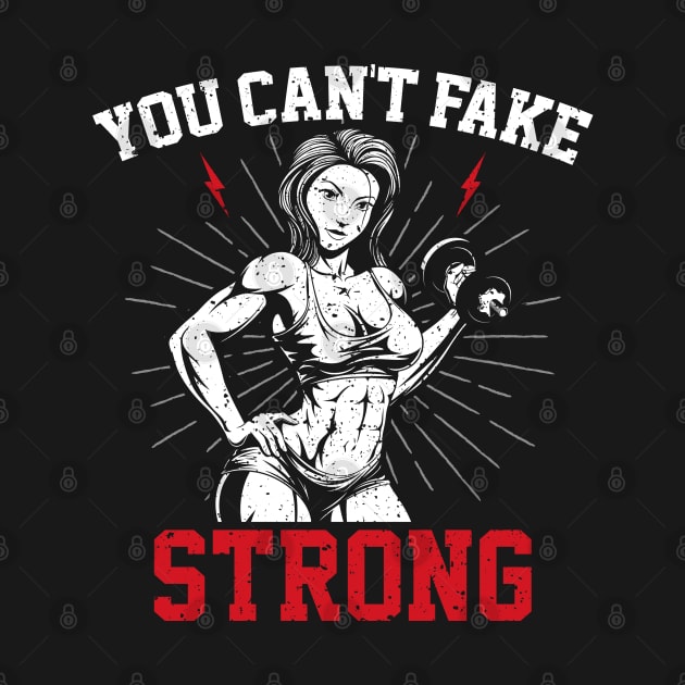 YOU CAN'T FAKE STRONG by dreamboxarts