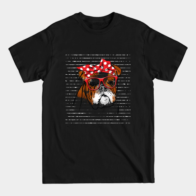 Disover Bulldog Mom - Funny - T-Shirt