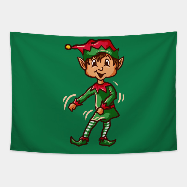 Anime Elf Dancing The Flossing Dance Christmas Gifts Tapestry Teepublic Her clothes are fuzzy, i have never seen another like her. teepublic