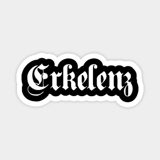 Erkelenz written with gothic font Magnet