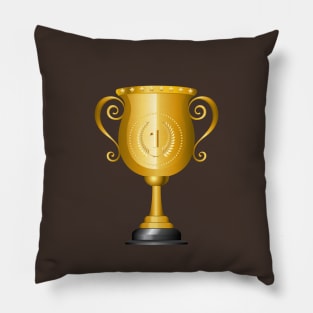 Gold Trophy Cup Pillow