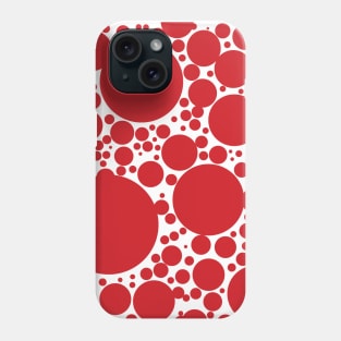 Red Polka Dots Pattern Phone Case