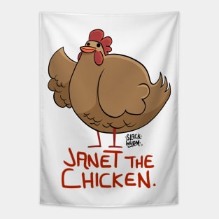 Janet the Chicken Tapestry