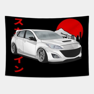 Mazda 3 2gen Retro Style JDM Tapestry