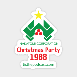 Nakatomi Corporation Christmas Party 1988 Magnet