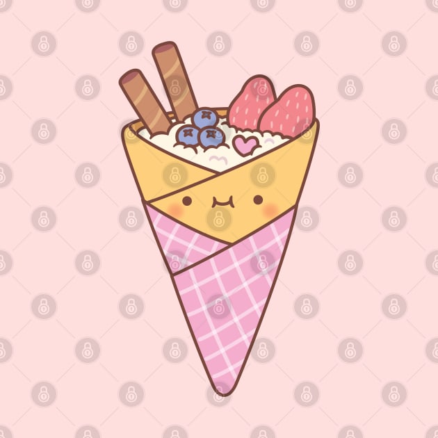 Cute Japanese Style Crepes Dessert by rustydoodle