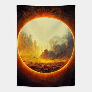 Into the Sun | Burning Abyss Tapestry