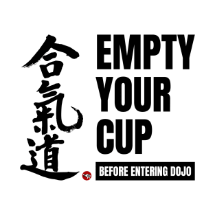 Emtpy Your Cup, Black T-Shirt