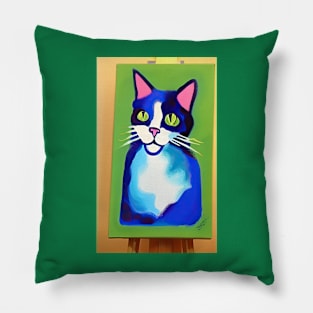 Cat portrait Pillow