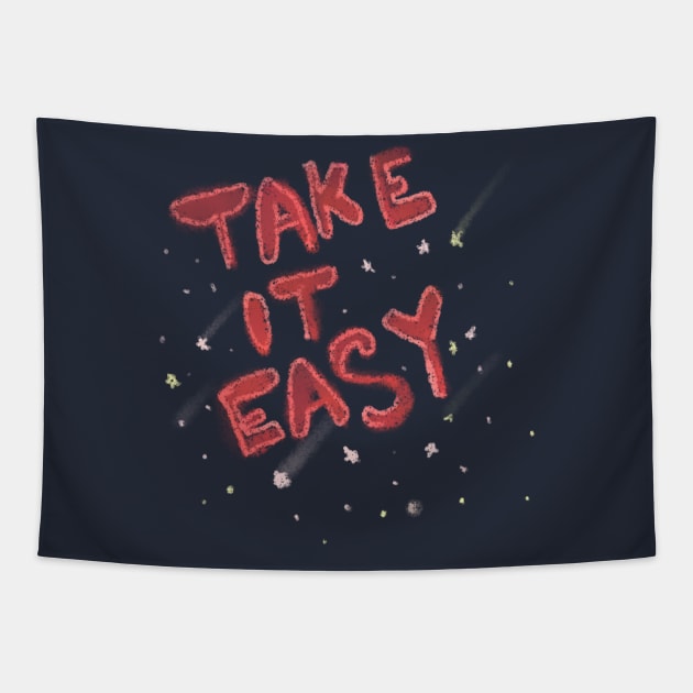 take it easy Tapestry by Jubida Joba