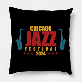 Chicago Jazz Festival 2024 Pillow