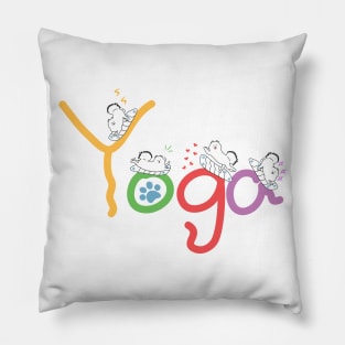 Doga - Yoga Dog Samoyed Pillow